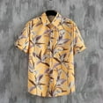 thumbnail image 1 of toraway Chemises pour Hommes Manches Courtes Bouton Chemise Ajustée Manches Courtes Extensible Tissée Boutonnée m, 1 of 3