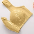 thumbnail image 7 of Arlun Lace Front Closure Bras For Older Womens Plus Size Wireless Supportive Full Coverage Bralettes Nopadding Soft Lightweight Breathable Solid Color Vest Type Bras Light Yellow 52, 7 of 7