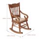 thumbnail image 4 of Silla mecedora de madera para casa de muñecas, muebles en miniatura, 4 of 6