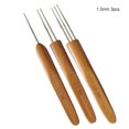 thumbnail image 3 of Crochets pour Dread Lock, Accessoires de Fixation pour Dreadlocks, Aiguilles pour Cheveux, Crochets Simples Doubles Triples pour Tresses, Usage Artisanal Type4, 3 of 6