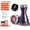 Deep Fantasy Purple, variant on Electric Body Massage Brush with Red Light and Thermal Heat, USB Rechargeable Handheld Scraping Device with Multi-Node Plate for Abdomen Back Relaxation