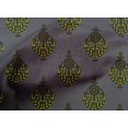 thumbnail image 4 of oneOone Cotton Cambric Fabric Leaves & Floral Block Printed Craft Fabric BTY 56 Inch Wide, 4 of 4