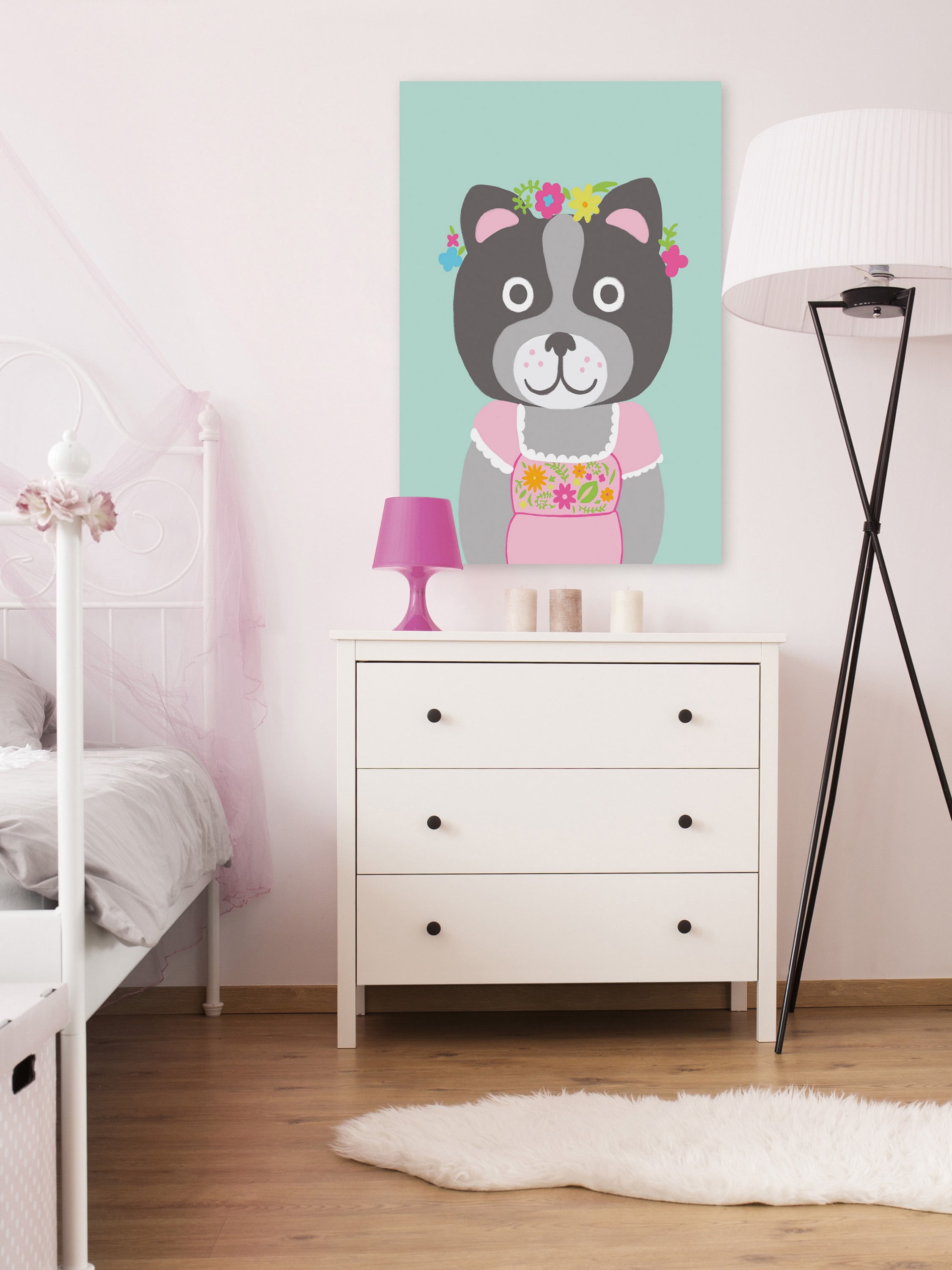 Marmont Hill Fancy Animals III Canvas Wall Art