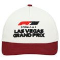 thumbnail image 2 of Men's  Cream/Maroon Formula 1 2025 Las Vegas Grand Prix Core Logo Snapback Hat, 2 of 5