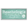 thumbnail image 5 of Stupell Industries Beachologie Weathered Sign Clever Grainy Shell Motif Graphic Art Gray Framed Art Print Wall Art, Design by Graffitee Studios, 5 of 5