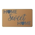 thumbnail image 1 of 16x24 Inch Front Door Rugs Indoor Doormat Outdoor Door Mats Outdoor Door Rugs Indoor Entrance Non Slip Welcome Mats Outdoor Beautiful Color and Sizing for Outdoor and Indoor Uses, HOME sweet HOME, 1 of 8