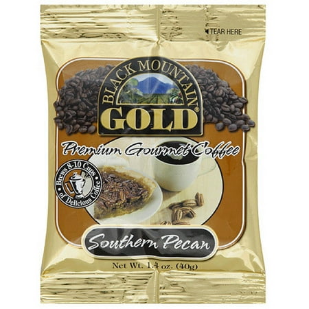 Black Mountain Gold Southern Pecan Gourmet Coffee, 1.4 oz (Pack of 20)