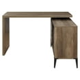 thumbnail image 3 of ACME Zakwani Writing Desk in Rustic Oak and Black, 3 of 11