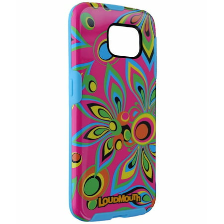 UPC 849108010722 product image for M-Edge LoudMouth Hybrid Case Cover for Samsung Galaxy S6 - Pink/Neon Flowers | upcitemdb.com