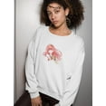 thumbnail image 2 of Anime Girl Tsundere Look Sweatshirt Women -Image by Shutterstock, Female x-Large, 2 of 4