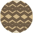 thumbnail image 1 of Ahgly Company Machine Washable Indoor Square Transitional SandyBrown Area Rugs, 3' Square, 1 of 7