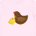 thumbnail image 4 of Inktastic Hen and Chick Farm Animals Boys or Girls Baby T-Shirt, 4 of 5