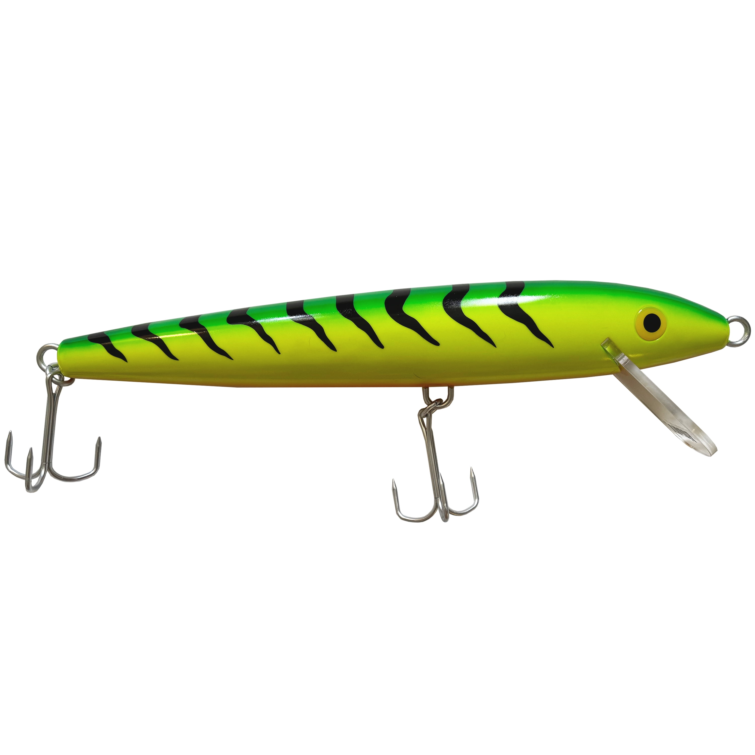 decorative rapala fishing lures Rapala's 24.5” Giant Fishing Lure, Décor, Firetiger, Green Yellow, 2.5 lbs