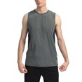 thumbnail image 2 of Aayomet Mens Basic Tank Top Fitness Basketball Training Round Neck Loose Outdoor Running Quick Drying Breathable (AG, L), 2 of 5