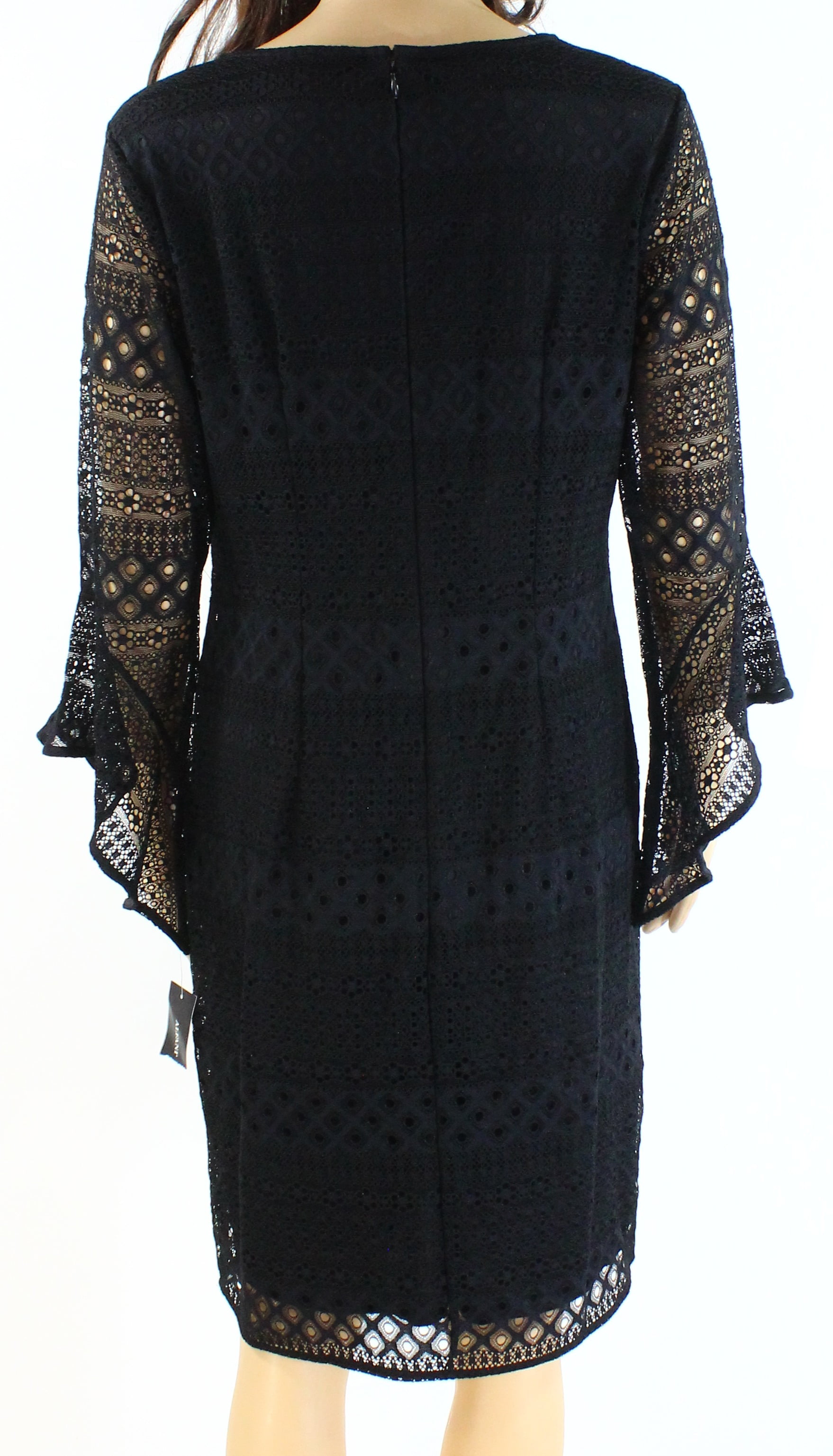 Alfani Womens Lace Shift Dress, Black, 4 - Walmart.com
