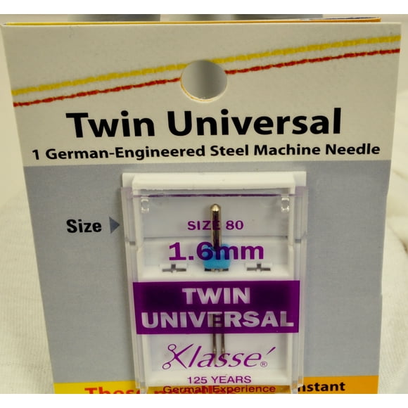 Klasse' Sewing Machine Twin Universal Needle Size 80