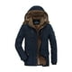 thumbnail image 1 of Sonducket Abrigo grueso de lana cálido a prueba de viento para clima frío extremo, chaqueta de invierno de talla grande 5Xl 6Xl Abrigos y chamarras azul oscuro 6XL, 1 of 6