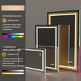 thumbnail image 4 of LUVODI Anti-Fog LED Bathroom Mirror with Dimmable RGB Multicolor Backlit Frontlit 24x32 in Rectangle, 4 of 8