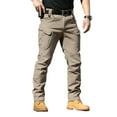 thumbnail image 4 of Men's Cargo Pants Outdoor Hiking Trousers Durable Lightweight Breathable Workout Training Activewear For Men Pants Loose Fit Straight Legs Beach Trousers, 4 of 4