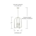 thumbnail image 5 of Capital Lighting 548841 Lawson 4 Light 16" Wide Multi Light Pendant - Brass, 5 of 7