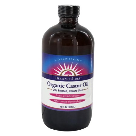 Heritage Organic Castor Oil, 16 Fl Oz