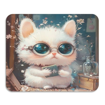 

Diatom Mud Drain Pad 15.7X11.8 Inch Dish Drying Mats Magical Mat Magic Mat Kitchen Drain Mat Coffee Drain Mat Table Drain Mat White Cartoon Cat