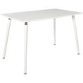 thumbnail image 2 of Modway Lode Rectangular Wood Dining Table in White, 2 of 5
