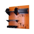 thumbnail image 2 of Wall Control Pegboard Hobby Craft Pegboard Organizer Storage Kit with Orange Pegboard and Black Accessories, 2 of 6