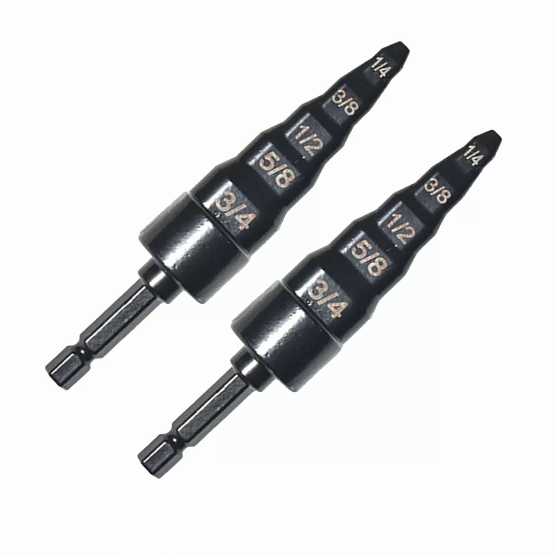 BUTTERFLY- 2Pcs Swaging Tool Hvac Ac Air Conditioner Copper Pipe Expander Drill Bit Flaring