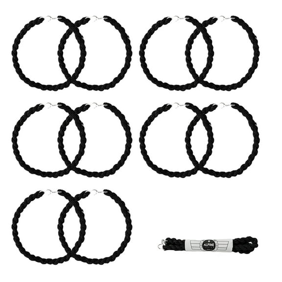 Alpine Choice Black Boot Bands - 5 Military Grade USMC, Air Force, Army & More