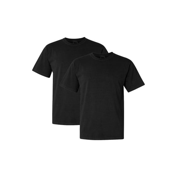 Comfort Colors Adult Heavyweight T-Shirt, 2-Pack, Black, 4XL