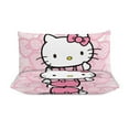 thumbnail image 2 of Hello Kitty Comforter Set with Sheets - 3 Piece Bedding Includes Pillow Covers - Super Soft Bedding Room Decor, 2 of 10
