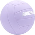 thumbnail image 2 of Voleibol RUN2PEAK, talla 5, suave poliuretano, color morado pastel, 21 cm, 2 of 8