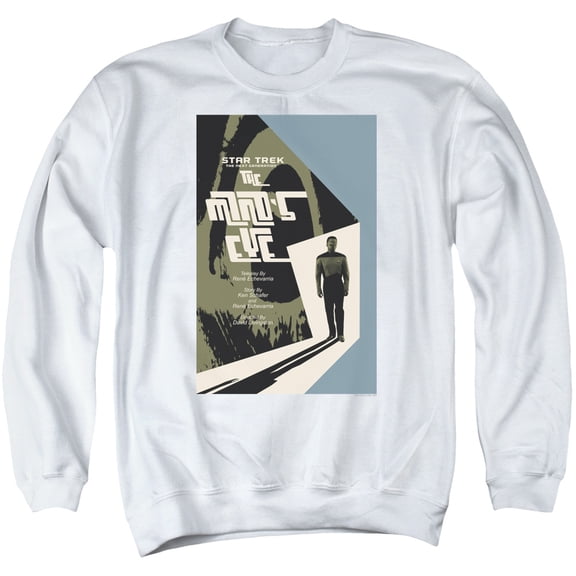 Star Trek Tng Season 4 Episode 24 Adult Crewneck Sweatshirt White