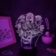 thumbnail image 2 of Figura de anime JoJo's Bizarre Adventure, lámparas LED 3D, luces nocturnas RGB de manga, regalos coloridos de cumpleaños para amigos, decoración de mesa de dormitorio, 2 of 5
