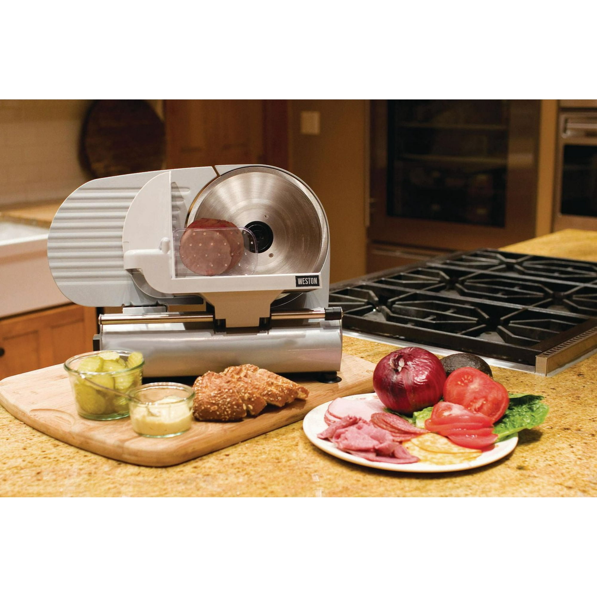 Weston 61???0901-w Heavy Duty Food 9-inchスライサ 9-Inch Blade シルバ (中古品) Weston 9