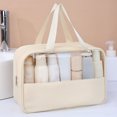 thumbnail image 2 of LCXmlly Portable Storage Bag Large Capacity Waterproof Portable Toiletry Makeup Pouch Organizer Clear PVC Travel Pouch with Zipper Handle, 2 of 9