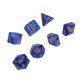 thumbnail image 2 of Heitune 7PCS / Set Eco-Friendly Material acrílico Durable de la Perla de la Raya Multi Lateral Juego de Mesa de los Dados por Family Entertainment Ocio (Perla Raya Azul), 2 of 5