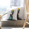 thumbnail image 6 of LALILO Throw Pillow Covers African Woman With Child African Baby Mother Cushion Cover 18" x 18", 2 Pack, 6 of 6