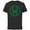Black, variant on Loki Helmet Icon Shamrock Clovers St Patrick’s Day - Short Sleeve Cotton T-Shirt for Adults - Customized-Charcoal