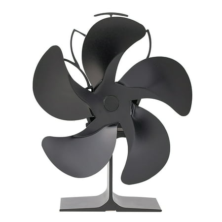 

5 Propeller Stove Fan Silent Efficient Heat Distribution Fan