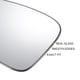 thumbnail image 4 of Reemplazo de vidrio del espejo retrovisor izquierdo de Unique Bargains, 1 pieza, vidrio blanco no calefaccionado con ajuste trasero para Honda Accord 18-22, 4 of 6