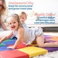 thumbnail image 3 of ECR4Kids SoftZone Patchwork Toddler Activity Mat, Colorful Tummy Time Foam Pad - Assorted, 3 of 6
