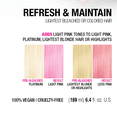 thumbnail image 4 of No Fade Fresh Color Depositing Conditioner with BondHeal Bond Rebuilder, Plant-Based, Vegan, Cruelty-Free 6.4 oz - Light Pink Hair Color Mask, 4 of 13