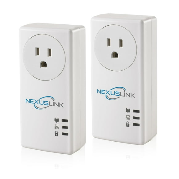 NexusLink G.hn Powerline Ethernet Adapter Kit &ndash; 1200 Mbps, Gigabit Port - Stable Ethernet Over Power for Gaming & Streaming, Home Network Expan