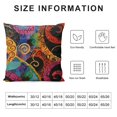 thumbnail image 5 of Fenyluxe Throw Pillow Cover Cartoon Funny Colorful Octopus Tentacle Pattern Home Decor Pillowcase for Sofa  White, 5 of 5