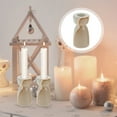 thumbnail image 4 of 2pcs Retro Candle Holder Ceramic Candle Holder Taper Candle Holder Candle Stick Candle Holder, 4 of 5