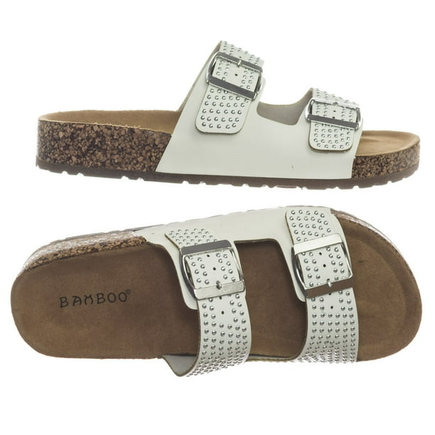 Bamboo Staple01 by Bamboo, Metal Hardware Stud Molded Cork Footbed