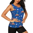 thumbnail image 2 of Lsque Dinosaur Driving Printed Workout Tank Tops for Women, Athletic Sports Tank Tops, Compression Sleeveless Dry Fit Shirts,Sleeveless Yoga Shirt-Large, 2 of 9