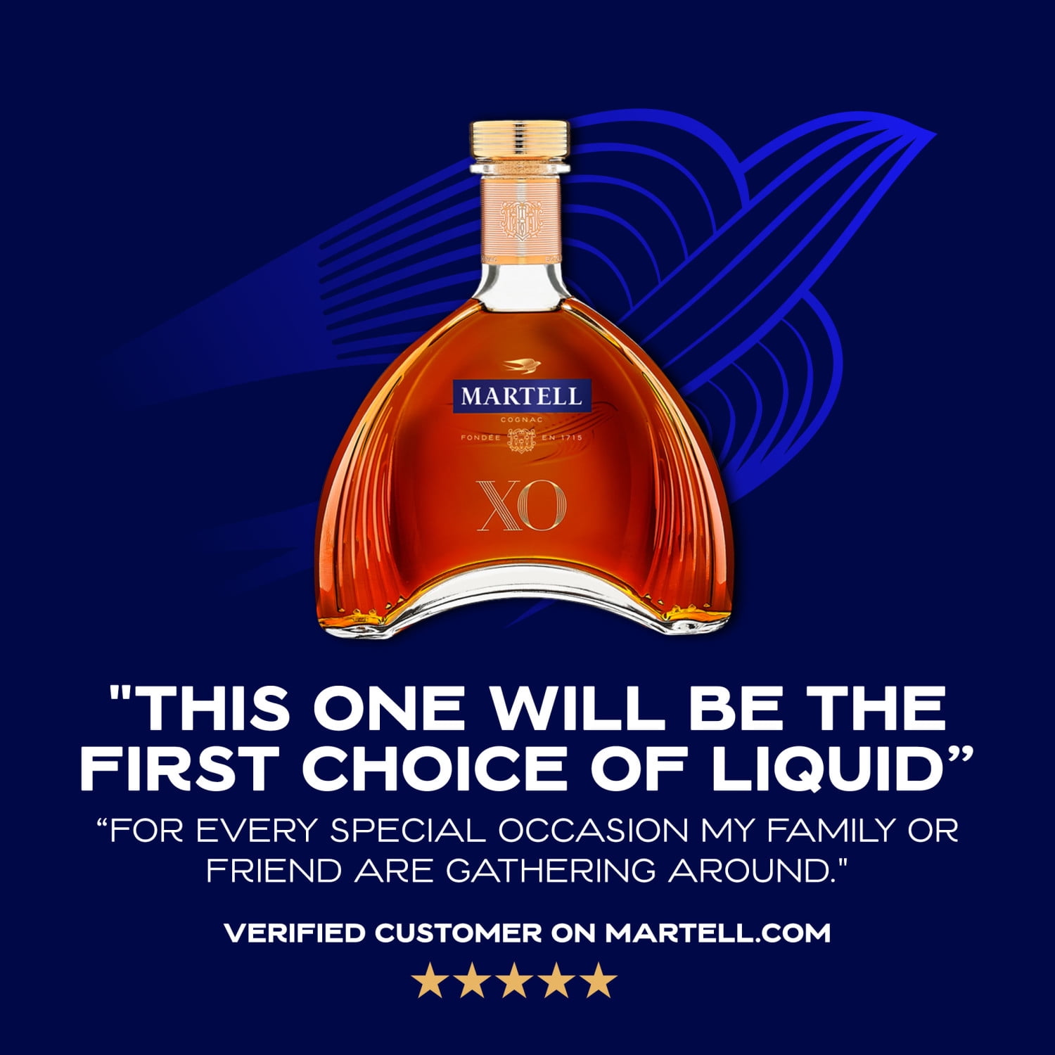Martell XO Cognac, 750 ml Bottle, 40% ABV - Walmart.com
